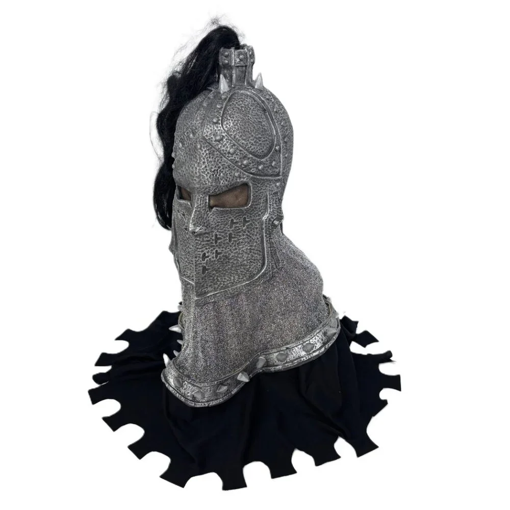 Faux Metal Knight Mask Medieval Renaissance Easter Unlimited Y2K Vintage
